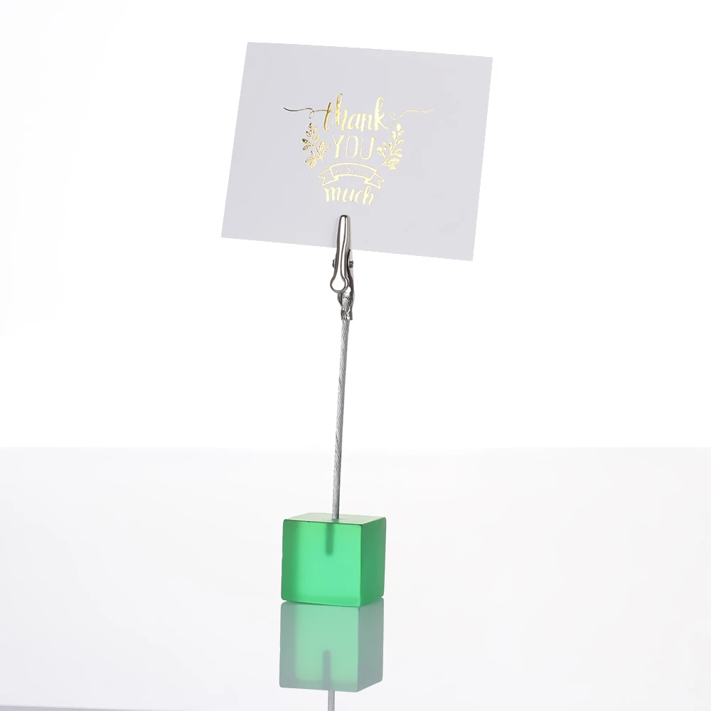 1 шт. многоцветная полимерная квадратная основа для фотосъемки с клипсой заметок