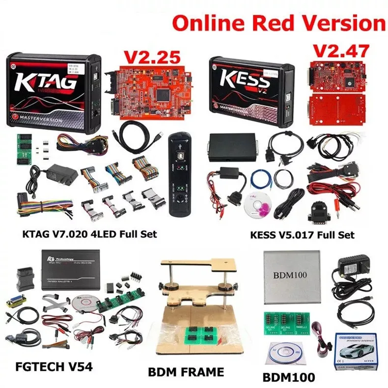 Kess V2 V5.017 V2.47 fgtech V54 программатор блока контроля окружающей среды ECU KTAG BDM Адаптеры KESS KTAG BDM рамки bdm100 ПРОГРАММАТОР KTAG V7.02 KESS V2.47