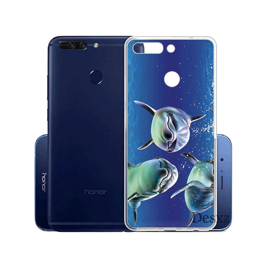 Чехол Gerleek для телефона с рисунком океана Дельфина танцев и прыжков чехол Huawei Honor