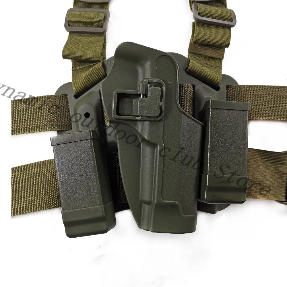 Военная Боевая пушка кобура для ног Пистолет Чехол тактический правый