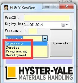 2018 Newest Version Hyster&ampYale PC Service Tool v4.xx unlocked keygen support from 4.82v to 4.91v up+software v4.91-unlock |