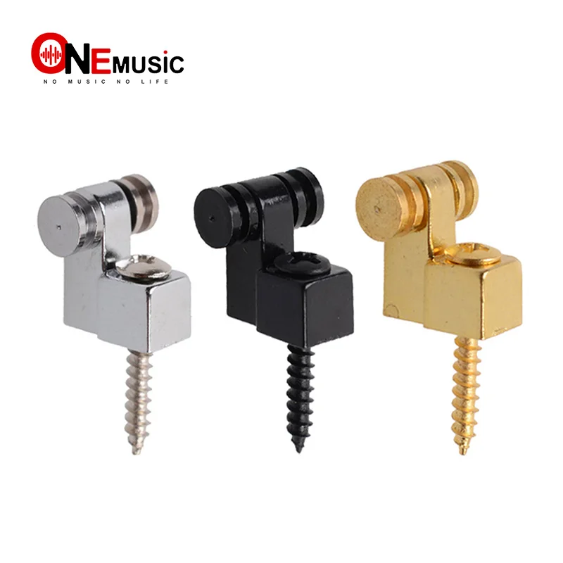 

2Pcs Roller String Tree Retainer For Electric Guitar Chrome Black Gold 3 Color
