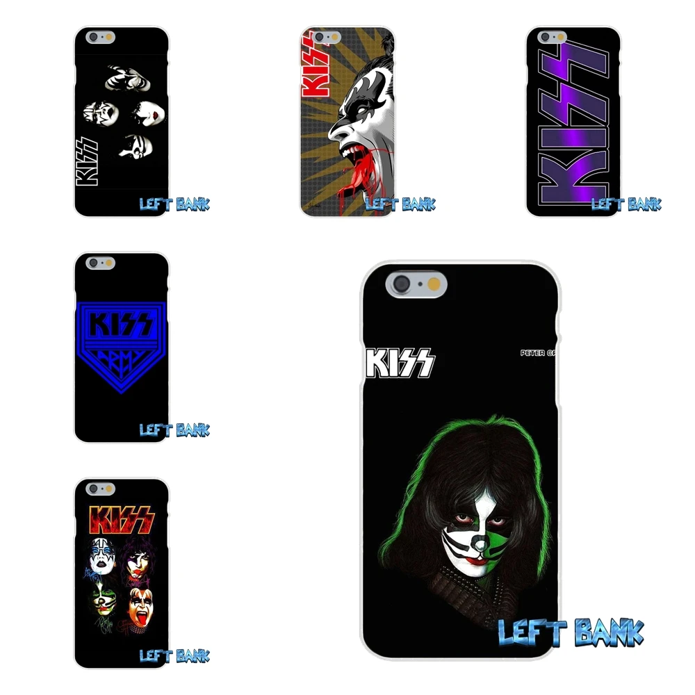 Glam Metal рок группа Kiss Тонкий силиконовый чехол для телефона samsung Galaxy S3 S4 S5 мини S6 S7