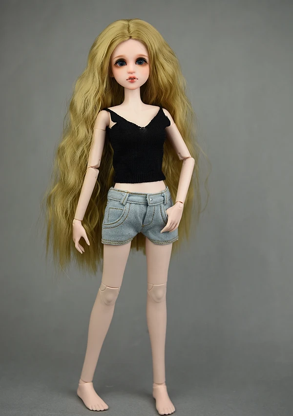 Длинные и короткие джинсовые брюки одежда для 1/4 BJD SD кукла Синьи 45 50 см кукольные