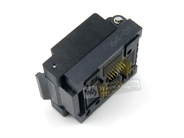 QFN64 MLP64 MLF64 QFN 64B 0.5 01 Enplas 9x9 мм 0 5 Шаг тестовый Выжимной разъем IC|Демонстрационные