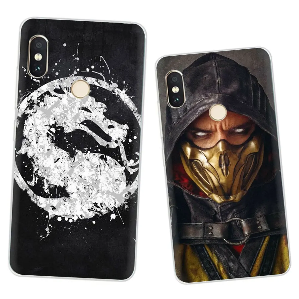 Твердый чехол Scorpion In Mortal Kombat для телефона Xiaomi Mi Mix 2S Max 3 F1 5S 6 8 9 SE A2 Lite A1 9T CC9e A3