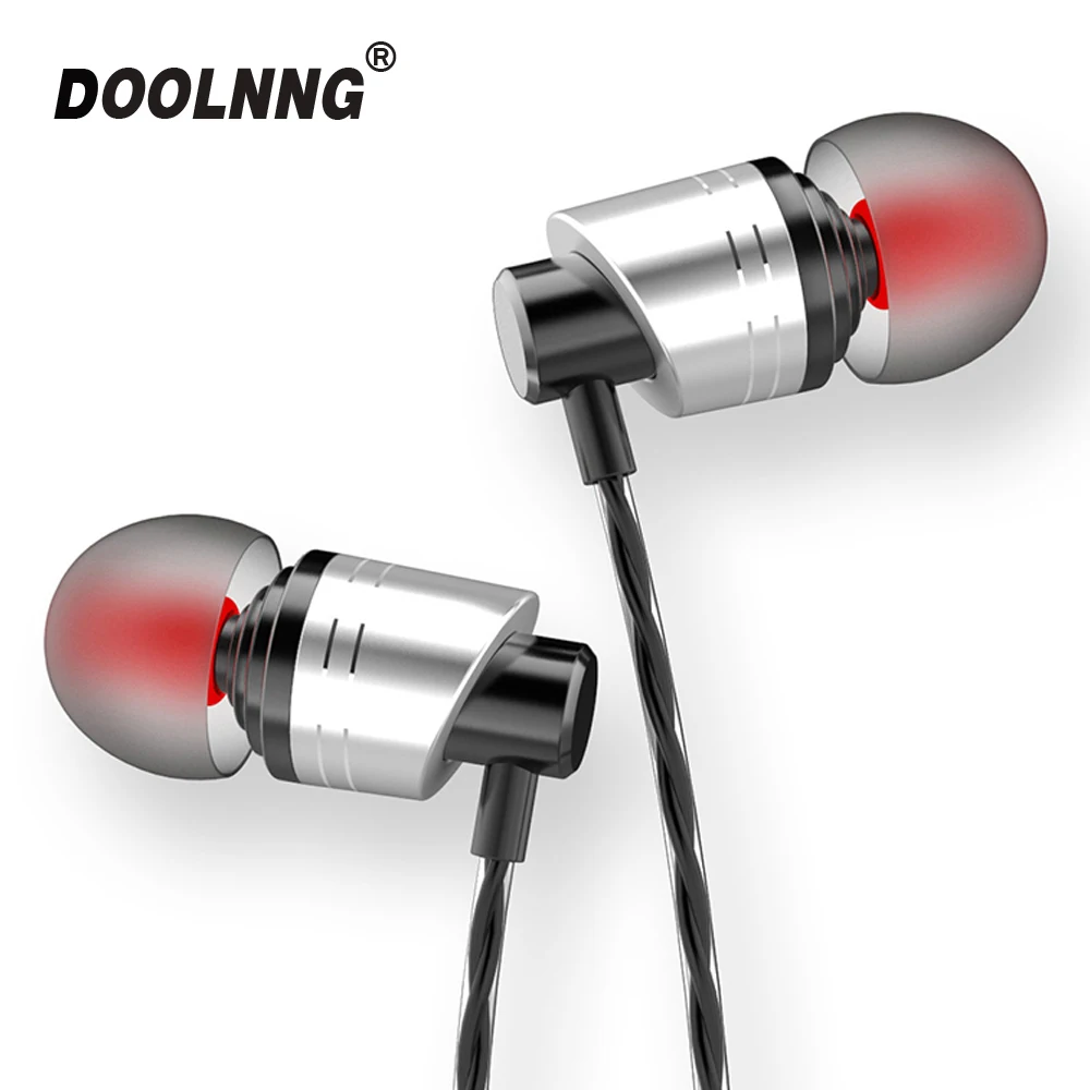 DOOLNNG Новый G9 In ear провода наушники С микрофоном супер басовая гарнитура для