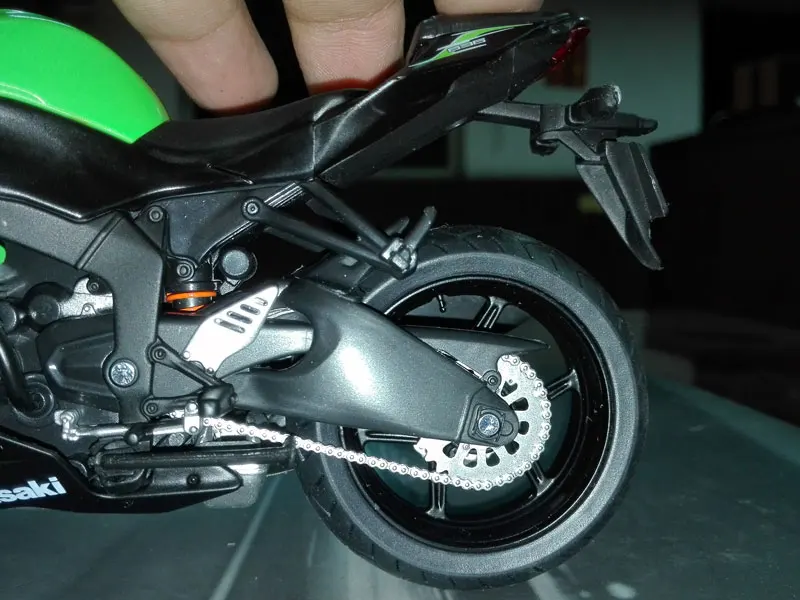 Абсолютно новая модель мотоцикла 1/12, КАВАСАКИ ниндзя, ZX-6R, литая под давлением, металлическая модель мотоцикла, игрушка без оригинальной коробки