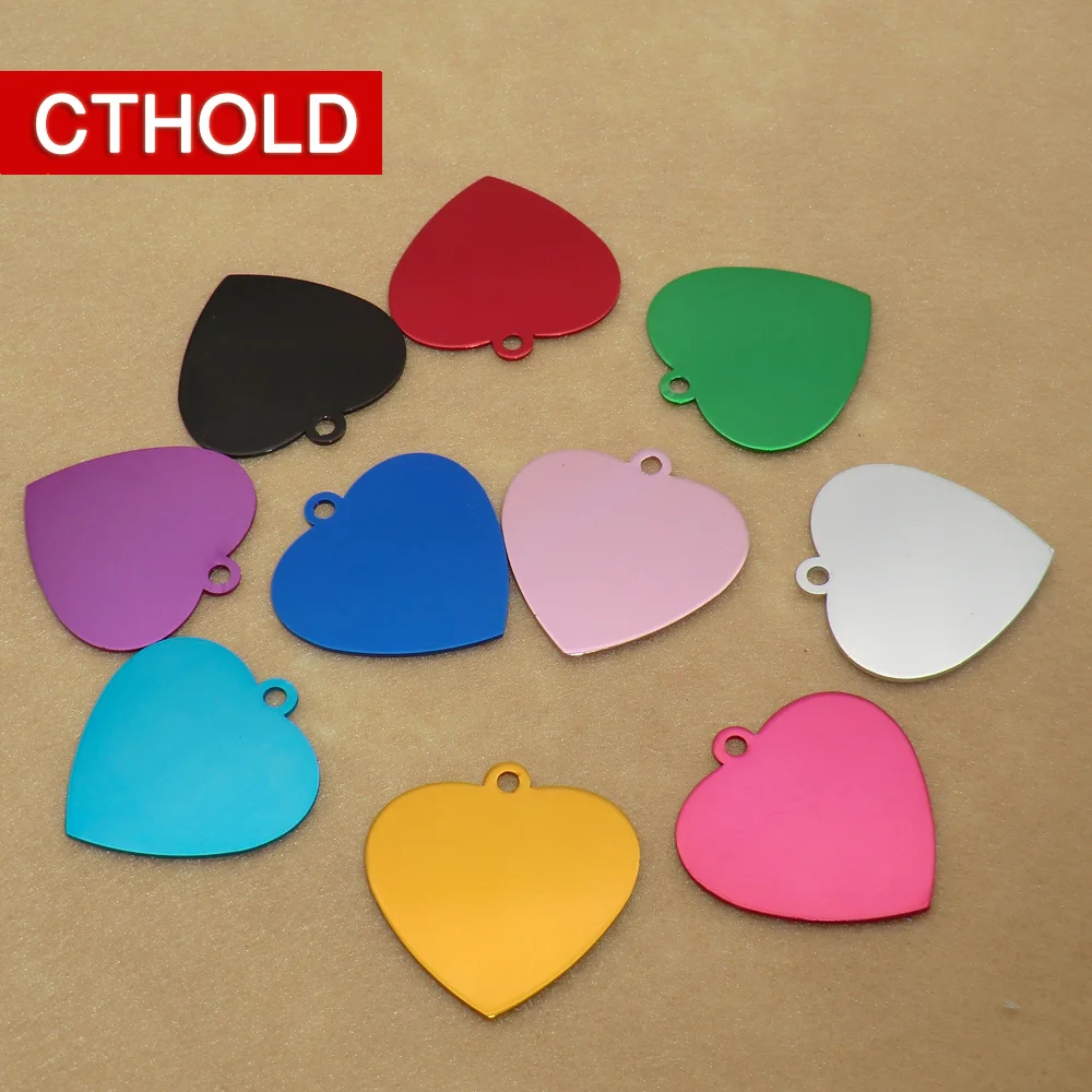 CTHOLD 100 шт. ярлыки с надписью Love ошейник для собак кошек сердечек аксессуары