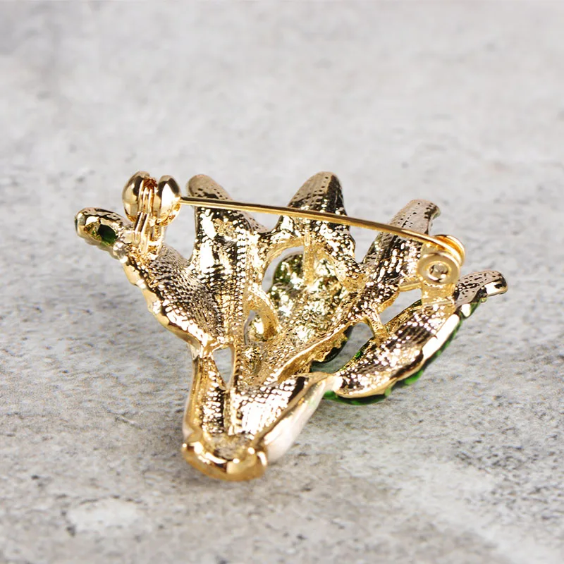 Женская Брошь в виде овощей Blucome зеленая эмалированная брошь форме растения