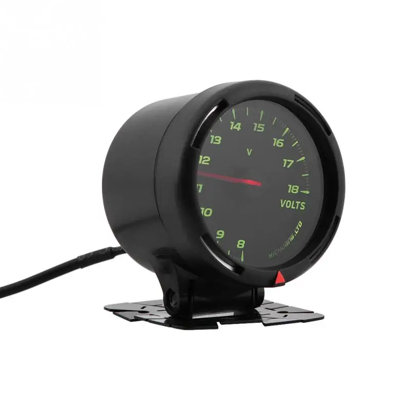 Новинка 12 В 64 цвета автомобильный вольтметр с подсветкой измеритель напряжения
