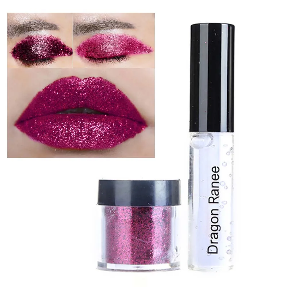 Dragon Ranee пигмент металлик мерцающий макияж глаз тени для век + масло