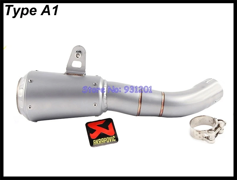 YZF R25 R3 MT03 выхлопная труба глушитель системы Escape Moto Akrapovic для Yamaha (2015 2018)|Выхлопные