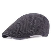 new cotton gatsby cap men knitting hat golf driving summer flat cabbie newsboy caps