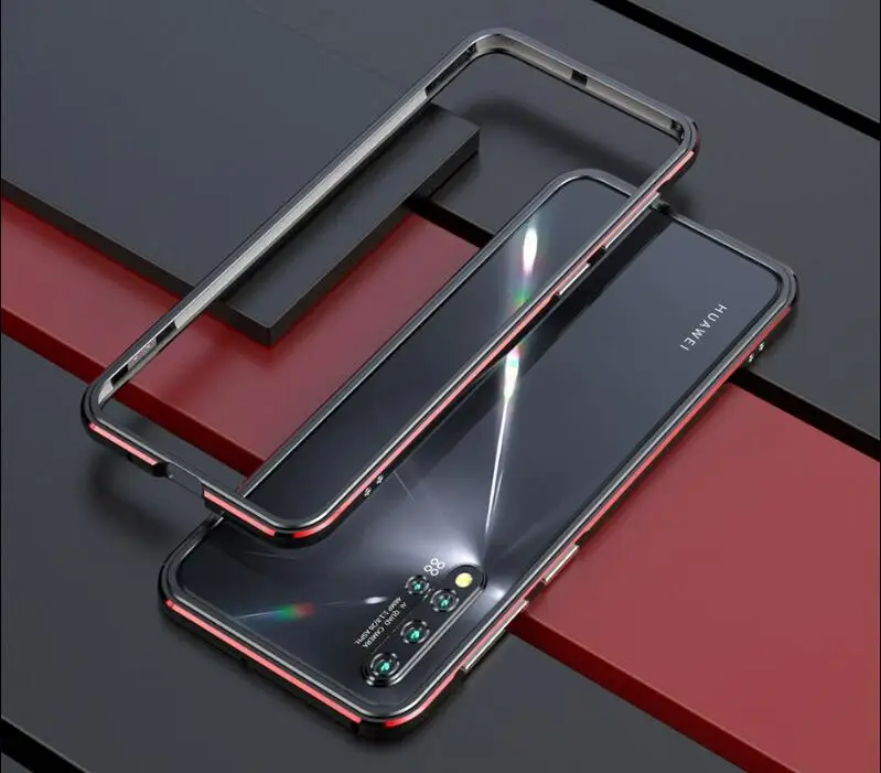 Чехол для huawei Nova 5 pro, алюминиевый чехол-бампер для huawei Nova 5, чехол, роскошная металлическая рамка для Nova 5i P20 Lite, чехол