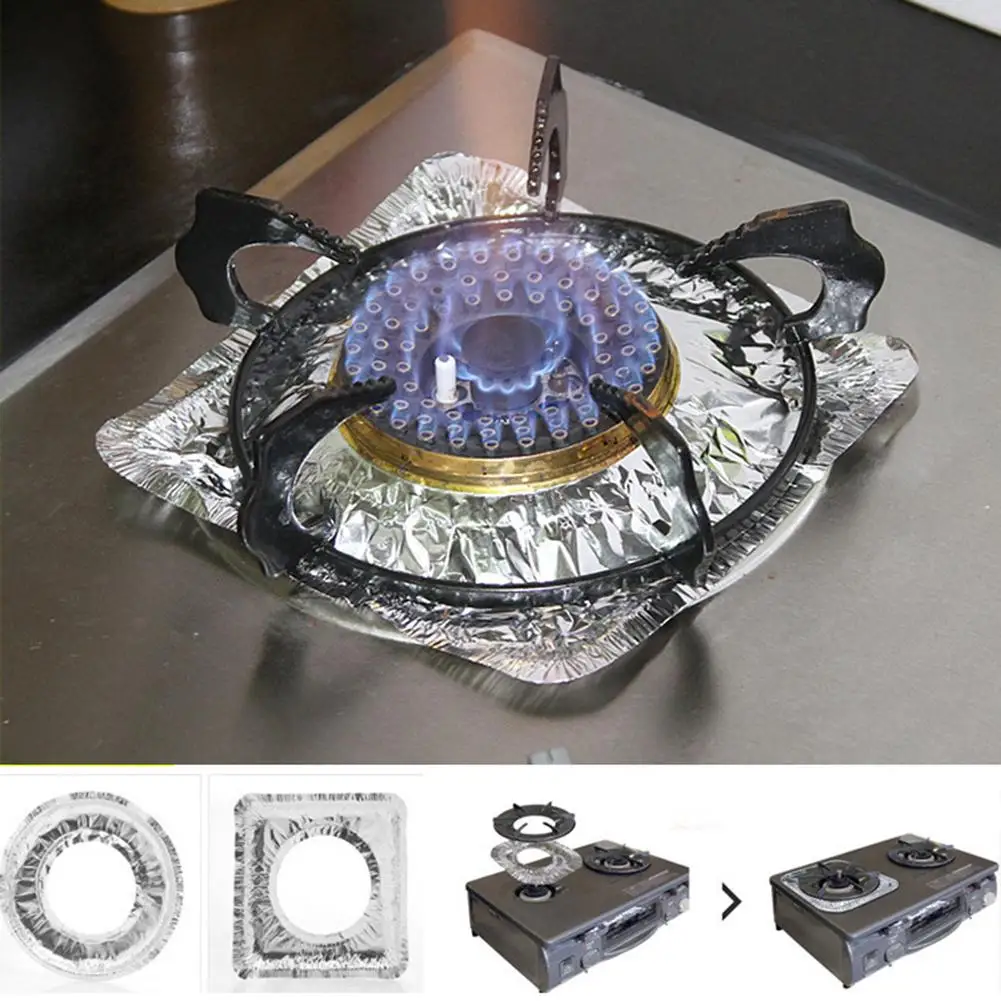 Новая 10 шт. кухонная газовая плита горелки протектор для конфорки коврик из