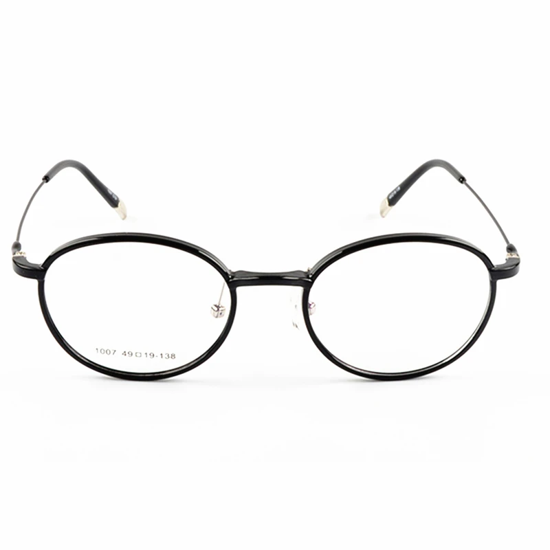 Пластиковая титановая оправа для очков женские прозрачные линзы винтажная