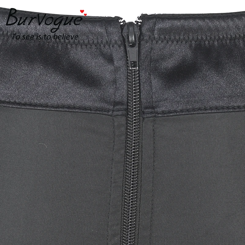 Burvogue стильная юбка Русалка стимпанк с высокой талией юбки модные Vestidos