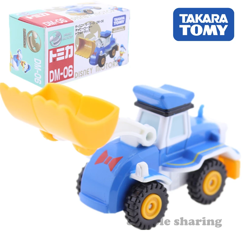 Takara Tomy Tomica Disney Motors DM 06 Chubby Loader Mould Дональд Дак модель автомобиля набор забавных