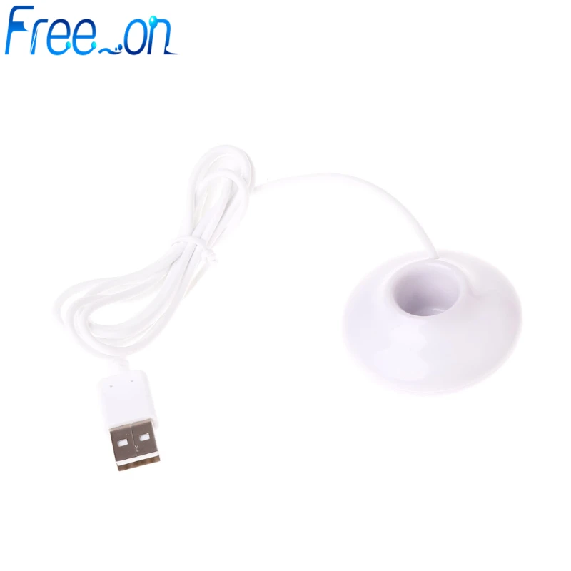 Мини USB пончик увлажнитель воздуха очиститель Арома диффузор для дома и офиса автомобиля портативный - Цвет: Белый