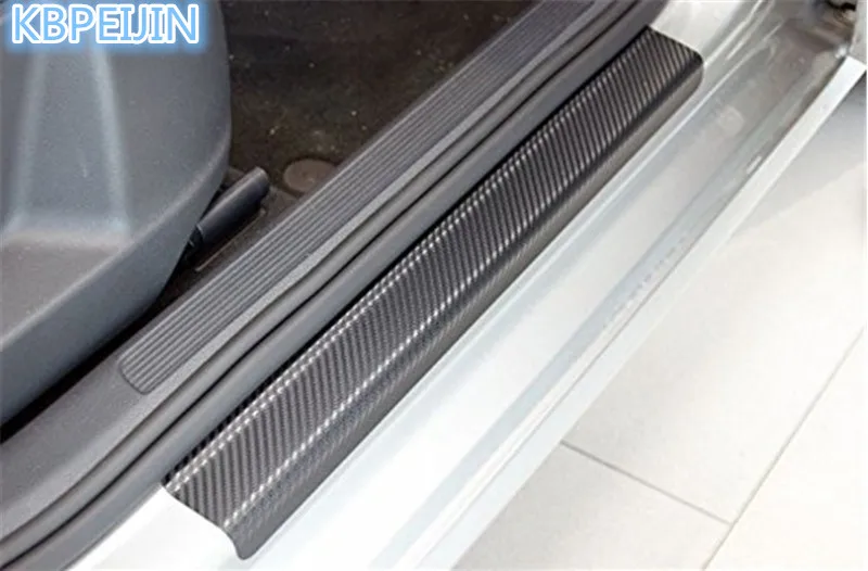 4pcs Car styling Door Sill Sticker Protection Film Anti for SsangYong korando kyron rexton 2 rodius actyon accessories HOT | Автомобили и
