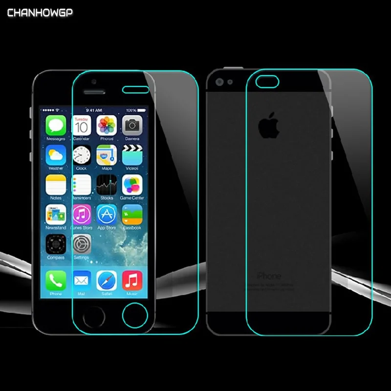 Защитное стекло закаленное 9H для iPhone X/8/7/6/6s Plus 2 упаковки|Защитные стёкла и плёнки