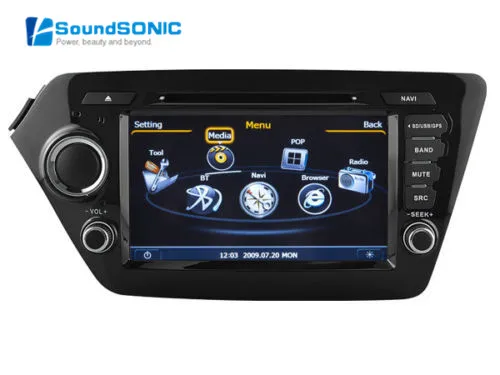 Android 4.4.4 для Kia Rio K2 2011 2012 2013 2014 2015 Авто Радио Стерео DVD gps навигация Мультимедийная