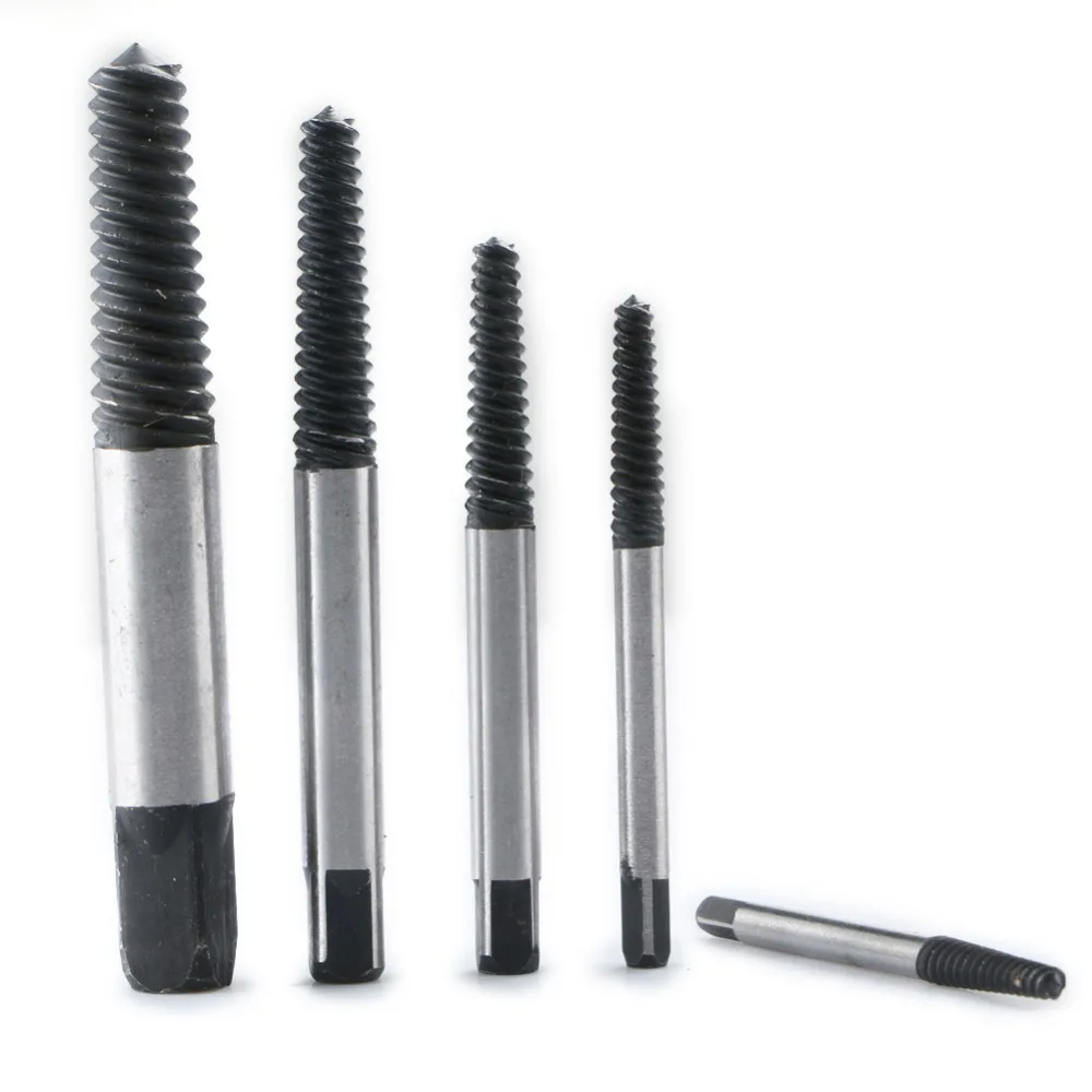 Набор инструментов для извлечения сломанных болтов 4-18 мм 4/4 5/6 5/7 5/11 5 шт. |