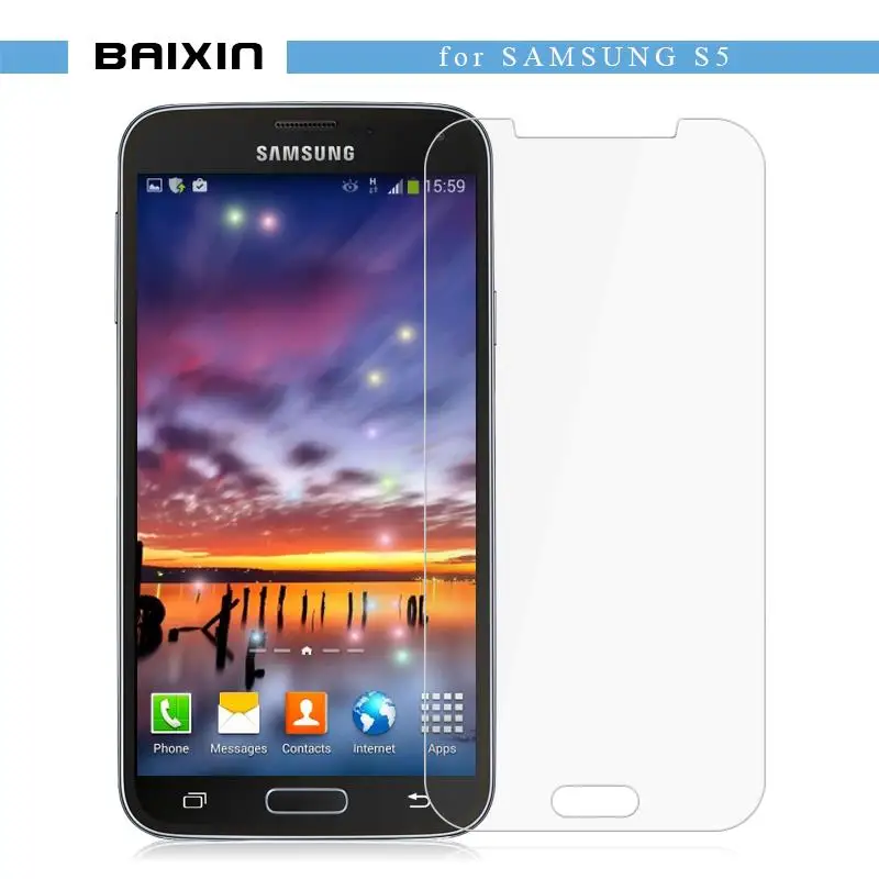 Защитная пленка для samsung galaxy S5 S 5 i9600 из закаленного стекла|tempered glass|screen glassglass screen