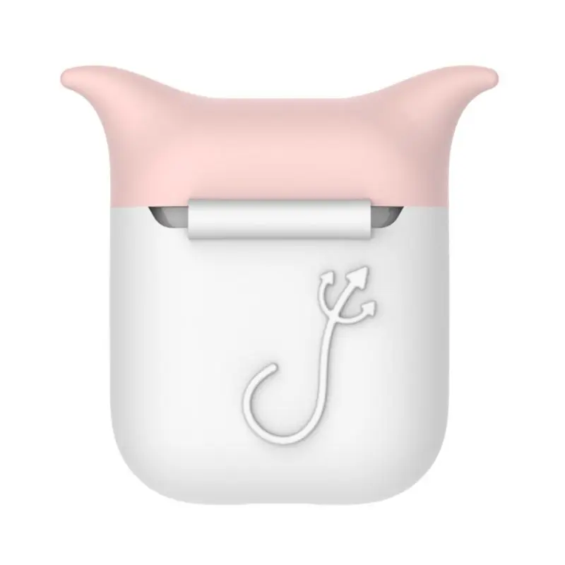 Креативный Маленький Дьявол мягкий силиконовый защитный чехол для airpods iphone Bluetooth