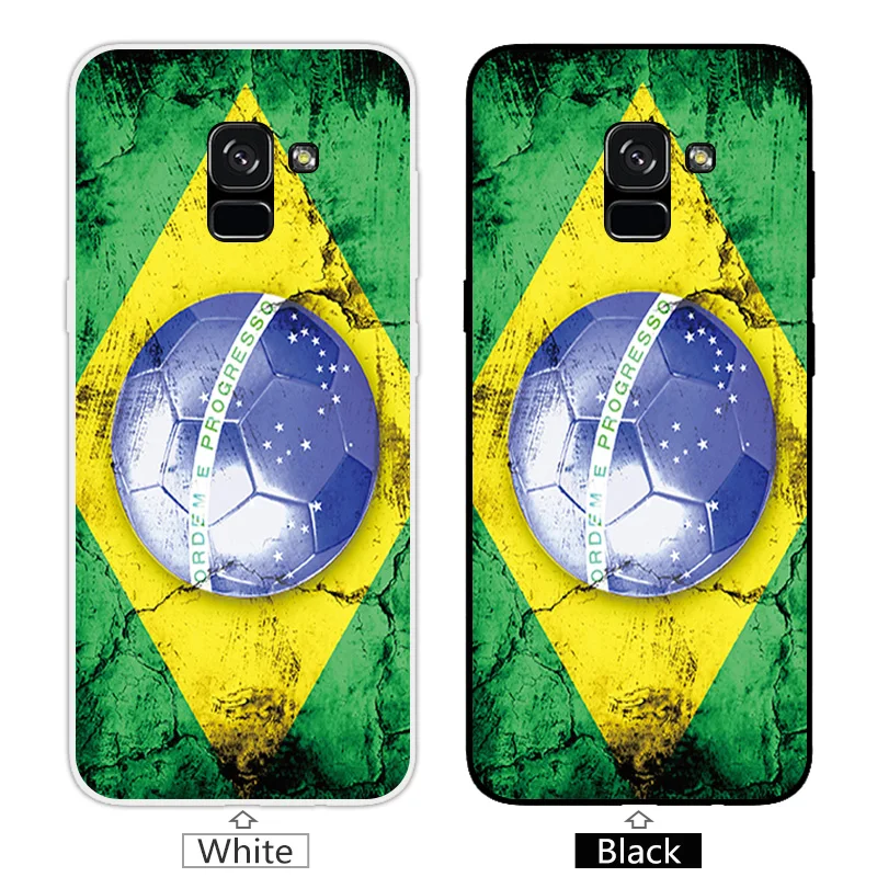 For Samsung Galaxy A8+ 2018 Landscape Phone Case 6.0&quot Clear Silicone Soft TPU A8 Plus A730F Back Cover Capa |