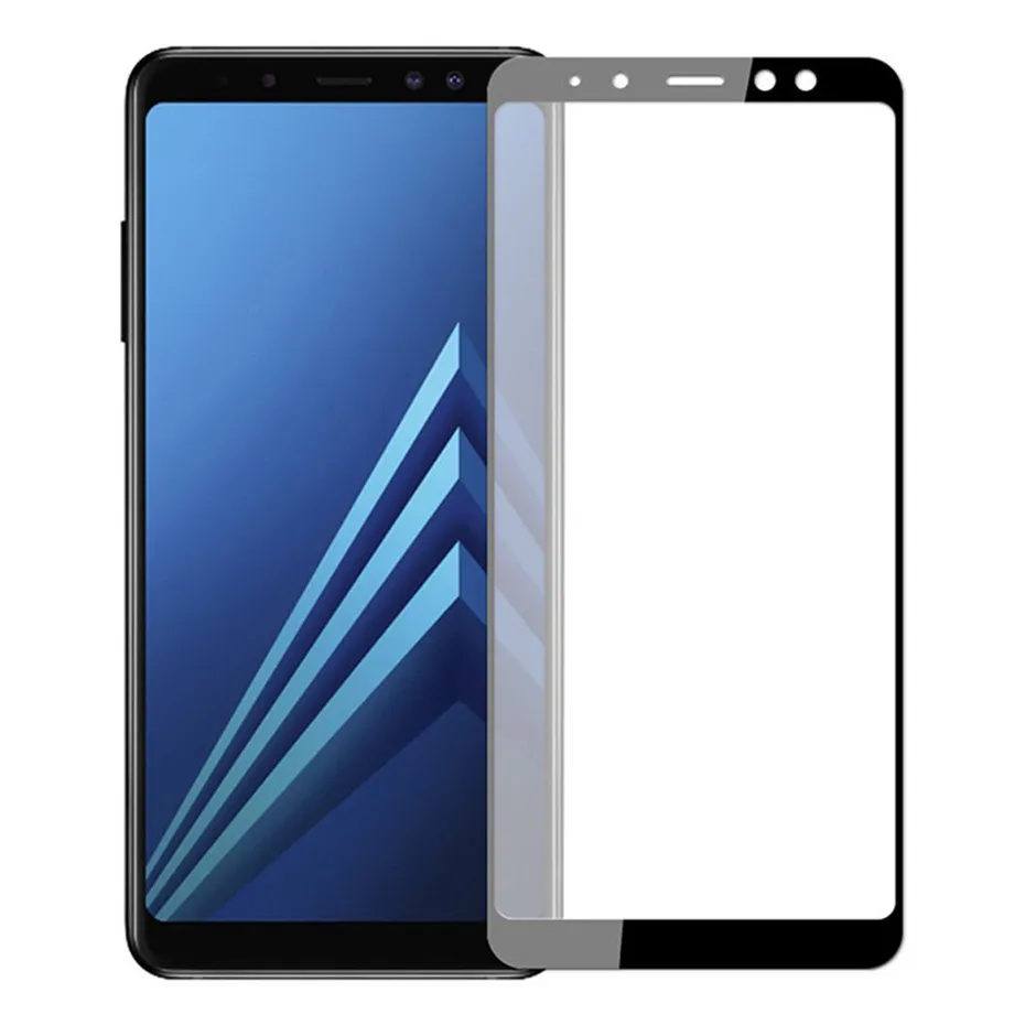 9D полностью проклеенное закаленное стекло для samsung Galaxy A6 Plus A8 A 6 8 A6plus A8plus A82018 Защитная пленка для экрана