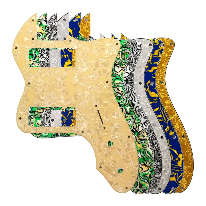 Запчасти для гитары Pleroo-для классической серии '72 Telecaster Tele Thinline Guitar pickguard Scartch Plate с пикапами Humbucker P90