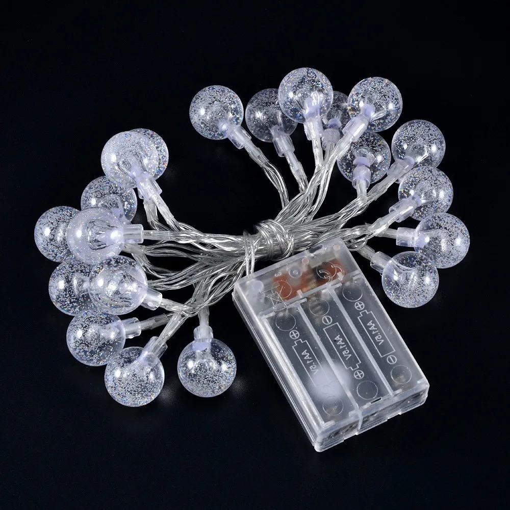 2.2M Light Balls 20 LED String Battery Powered Garlands Holiday Party Patio Garden Christmas Decoration Fairy Lights | Лампы и