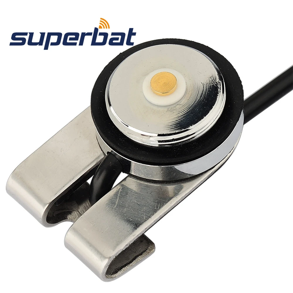 Superbat NMO автомобильная антенна крепление к UHF PL-259 Разъем RG58 коаксиальный кабель для Yaesu/Vertex Kenwood мобильное радио