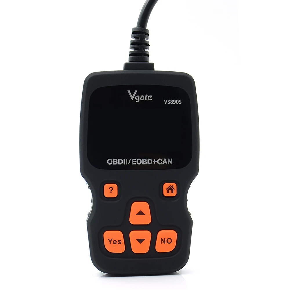 Vgate VS890 OBD2 сканер VS-890 OBDII считыватель кодов Поддержка OBD OBDII CAN протоколы 13 языков лучше ELM327 AD310