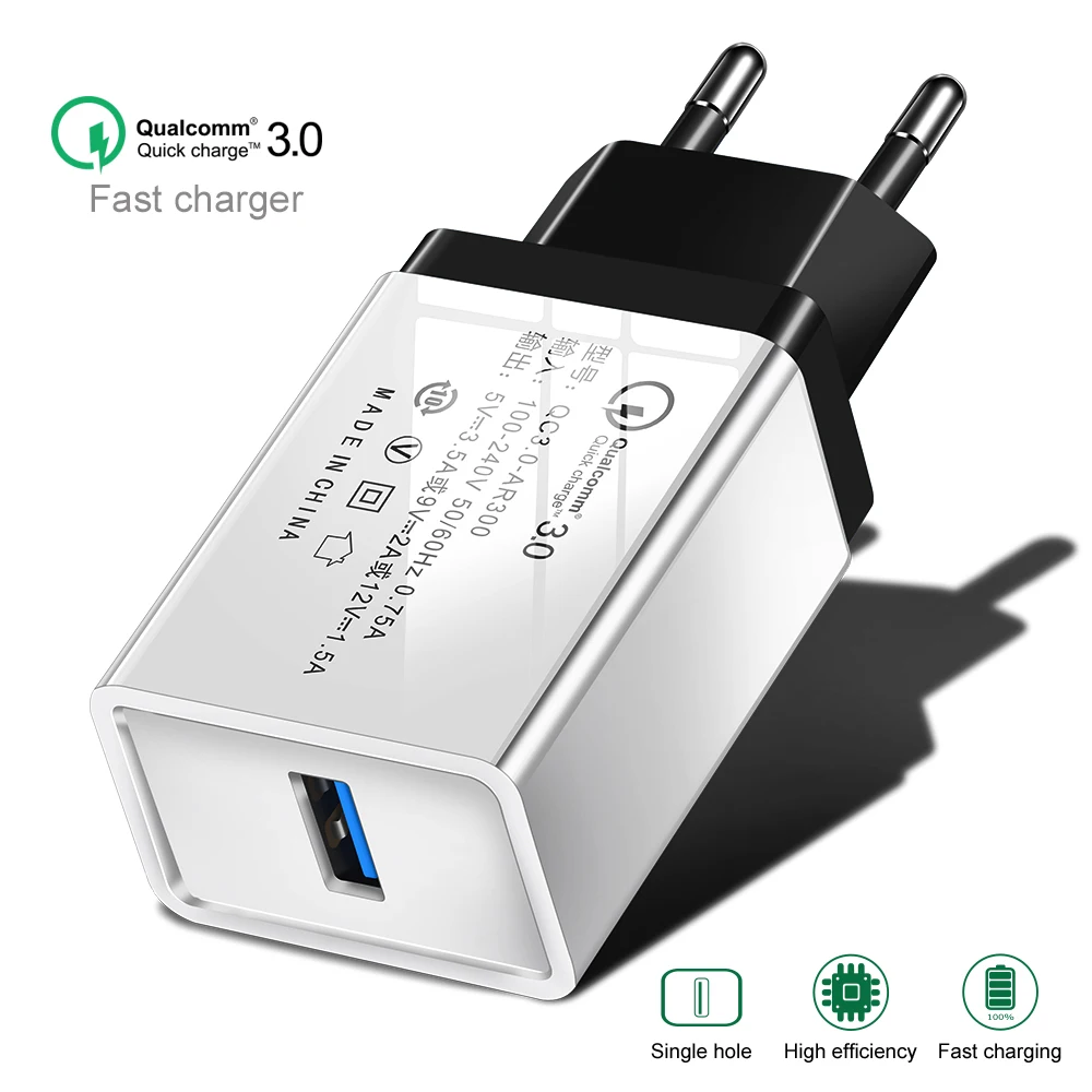 9V 2A быстрое зарядное устройство 3 0 USB для Alcatel 1X3X3 V 3C 5 Verso A3 Plus 3g CameoX U50HD QC EU настенное