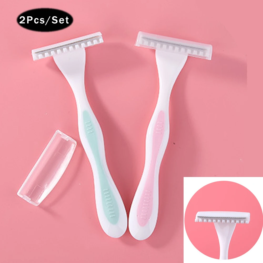 2 шт./компл. унисекс бритва для бикини триммер частного тела одноразовая