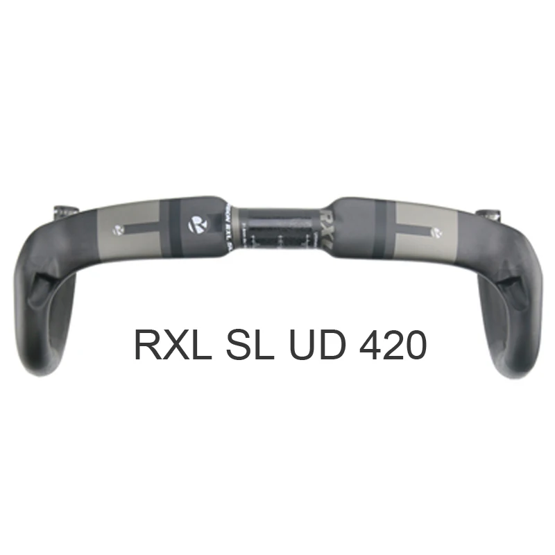 RXL SL UD 420mm RXL SL руль для велосипедов из углеродного материала, руль для шоссейного велосипеда, XXX 31,8 мм велосипед гнутый корпус руля 400/420/440 мм Труба из углеродистого волокна 3 K матовый из углеродного волокна дорожные Рули - Цвет: RXL SL UD 420mm