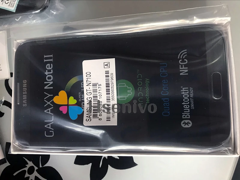 Разблокированный мобильный телефон samsung Galaxy Note 2 II N7100 5," четырехъядерный 8MP gps WCDMA отремонтированный смартфон