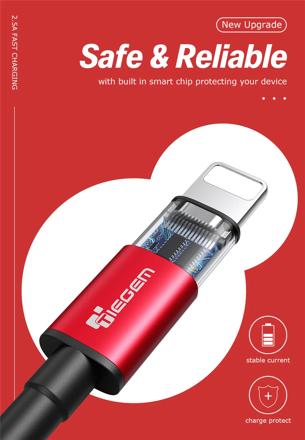 TIEGEM usb кабель для iphone Xs max Xr X 8 7 6 plus 6s 5 s plus ipad mini Кабели быстрой зарядки шнур зарядного устройства для мобильного телефона