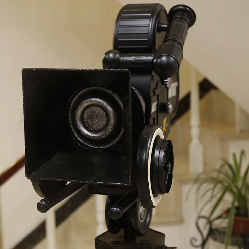 Суперретро модель кинопроектора 165 см украшение для окна дисплея железная ручная