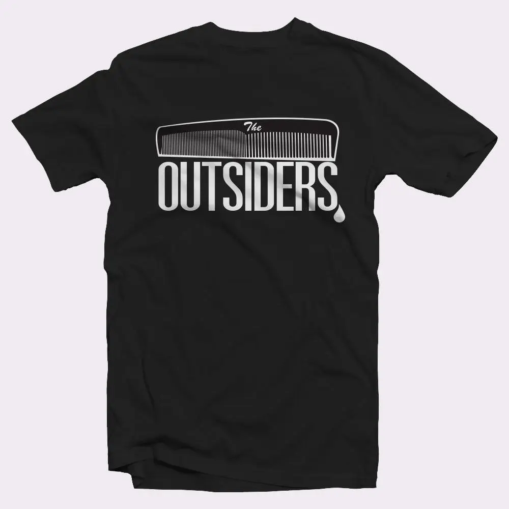Футболка THE OUTSIDERS (GREASER) крутая Повседневная футболка с надписью pride Мужская модная