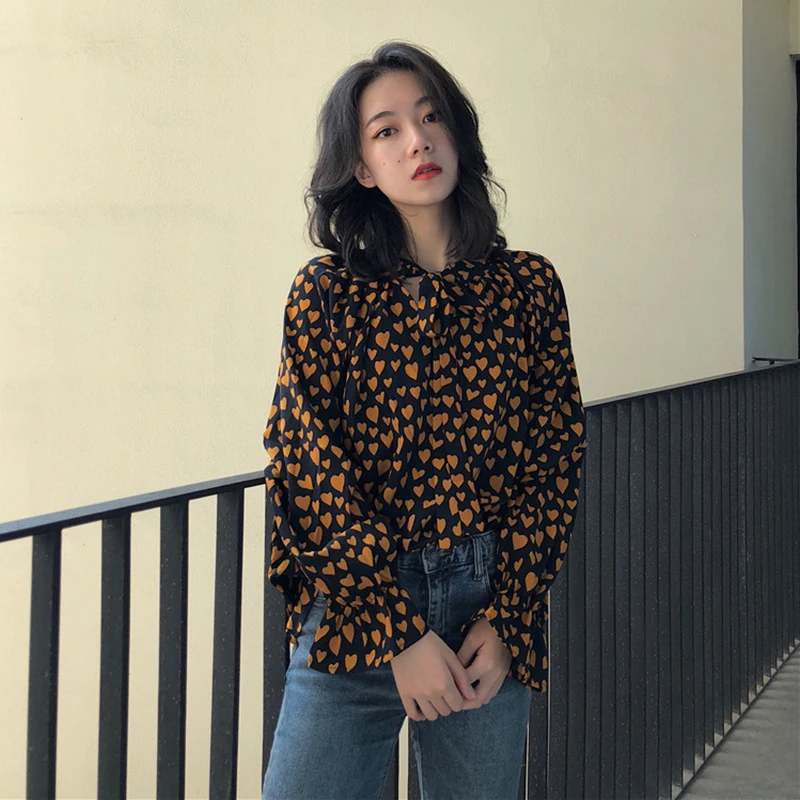 Шикарная мода feminina blusas модный бренд весенние Осенние блузки для женщин Женская