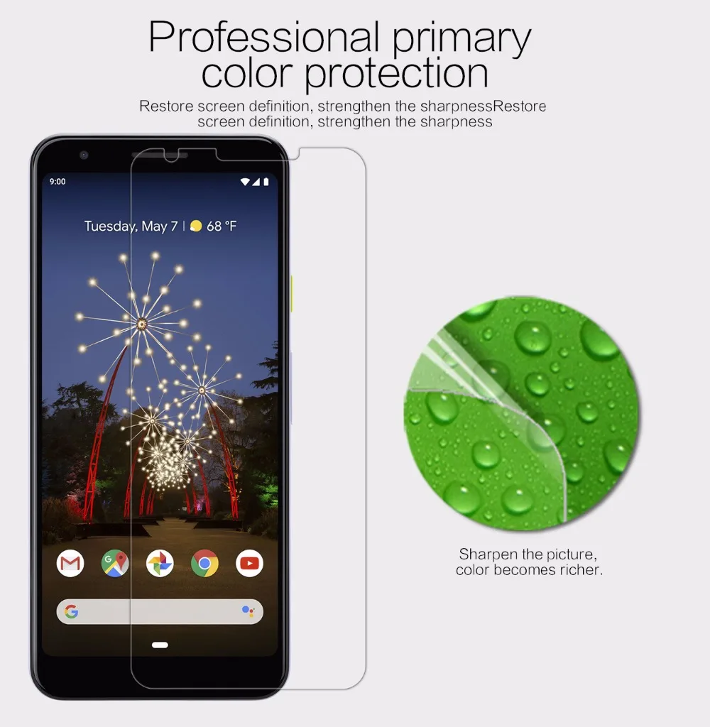 2 шт./партия NILLKIN Защитная пленка для Google Pixel 3a XL супер прозрачная HD Глянцевая Защитная пленка для Google Pixel 3a