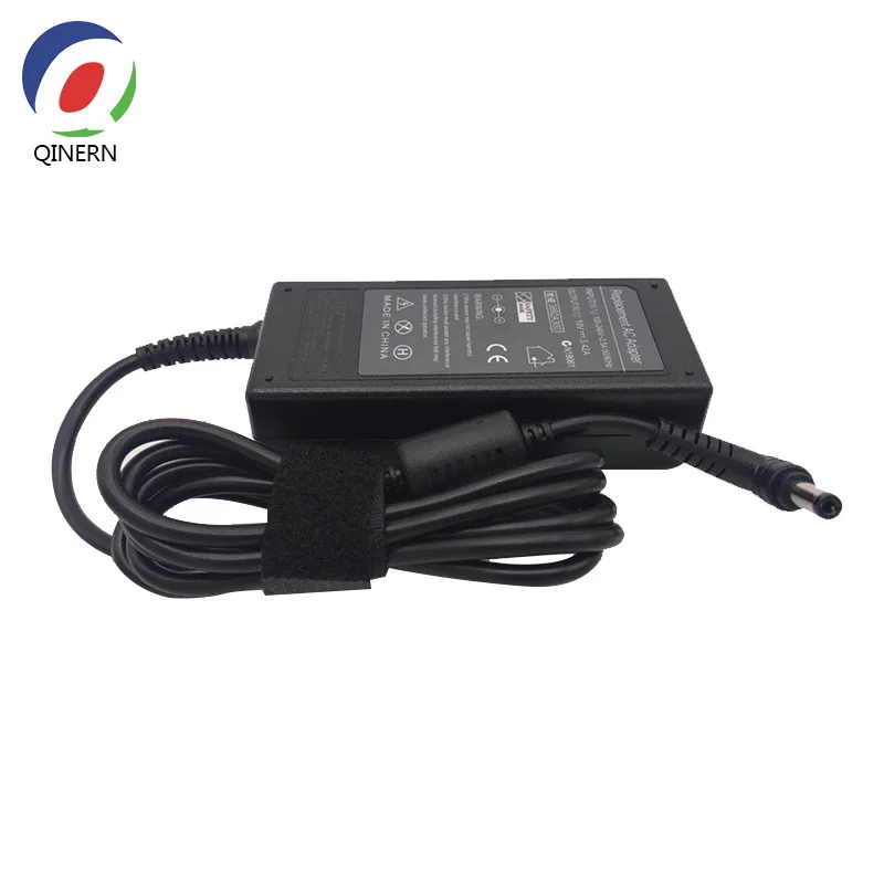 QINERN источник питания 19V 3.42A 65W 5 5*2 5mm AC ноутбук зарядное устройство для Toshiba A100 M300 L600