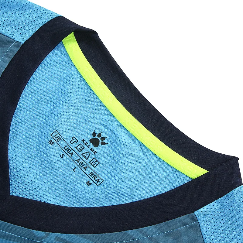 Мужская футбольная форма KELME тренировочный костюм с коротким рукавом 3871014|kelme soccer
