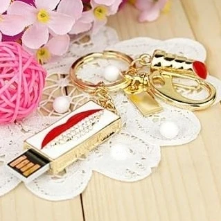 HOT Kiss Mini Usb Флешка 32 Гб 64 карта памяти 16 1 ТБ 2 диск на ключ 512 ГБ Подарочная цепочка