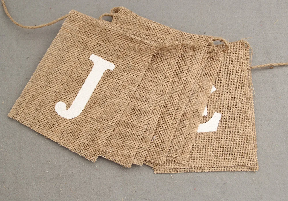 Горячая продажа 4 метра джутовая веревка льняная свадьба фото баннер из