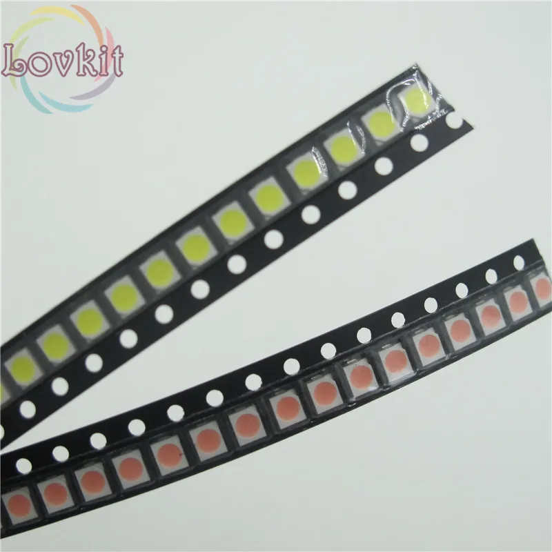 100 шт. 1210 3528 SMD PLCC 2 синий светодиод 3 0 в светодиоды 465 475nm SMD/SMT чип лампы|smd 3528|beads beadssmd